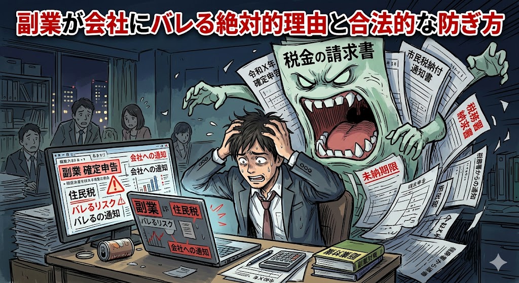 不安を煽るイラスト