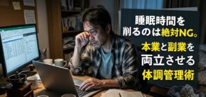 疲弊した男性