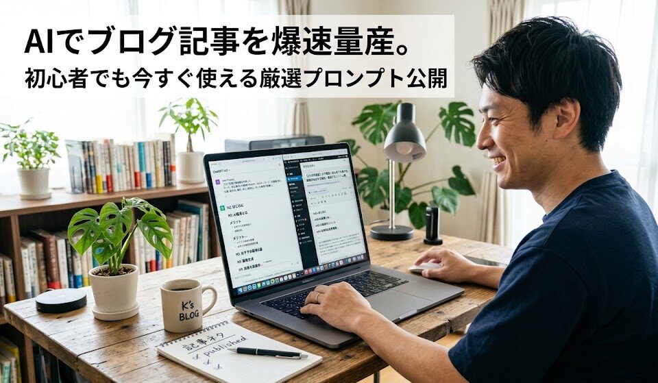 明るい書斎のデスク